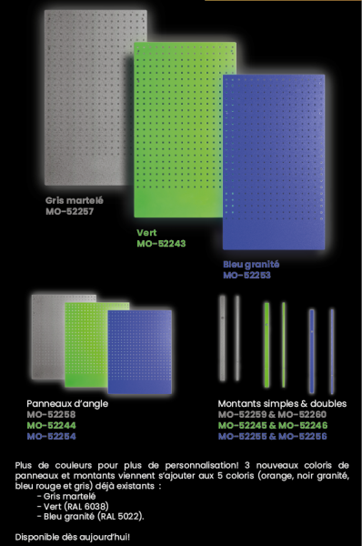 Tool palels and accessories for the workshop